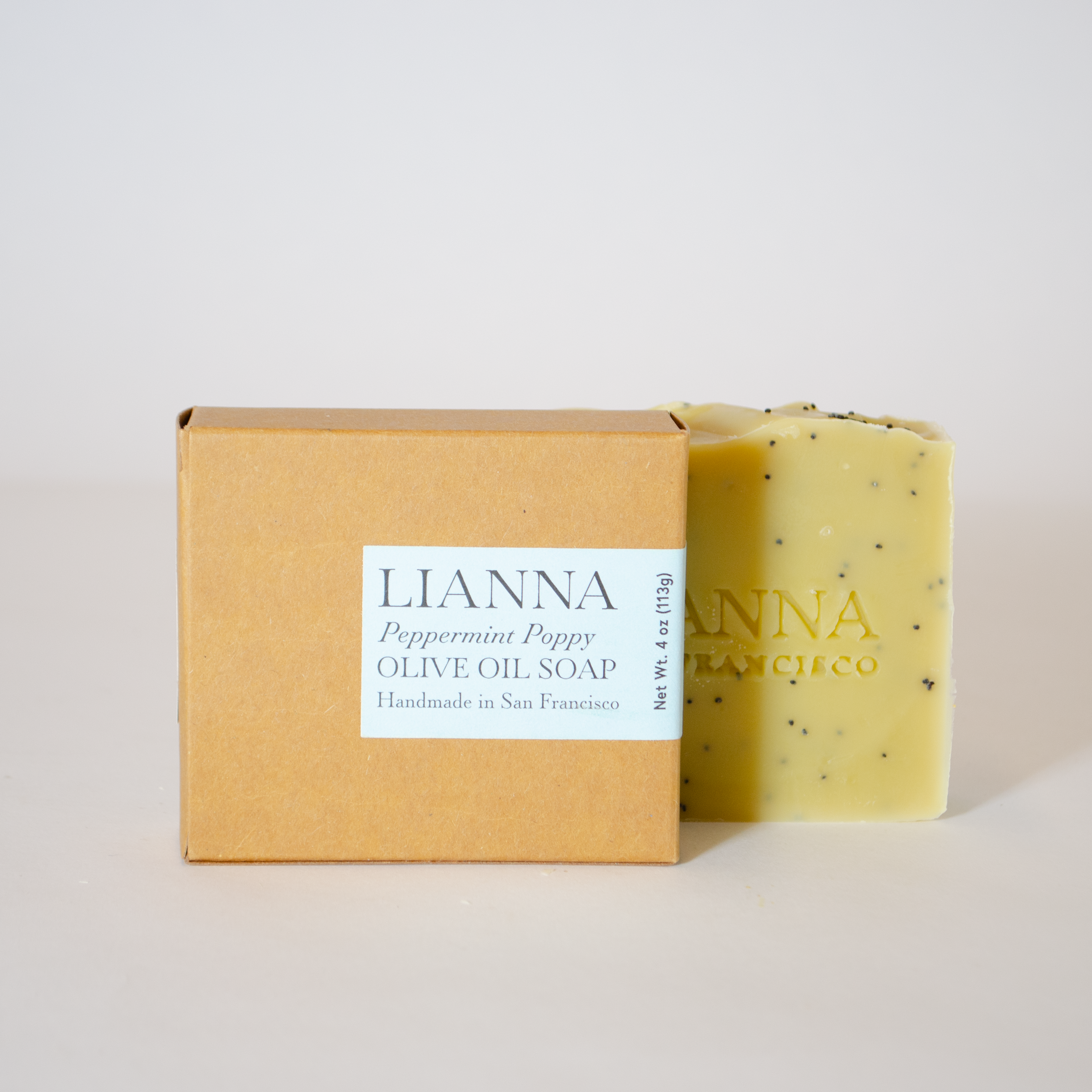 Peppermint Poppyseed Olive Oil Soap