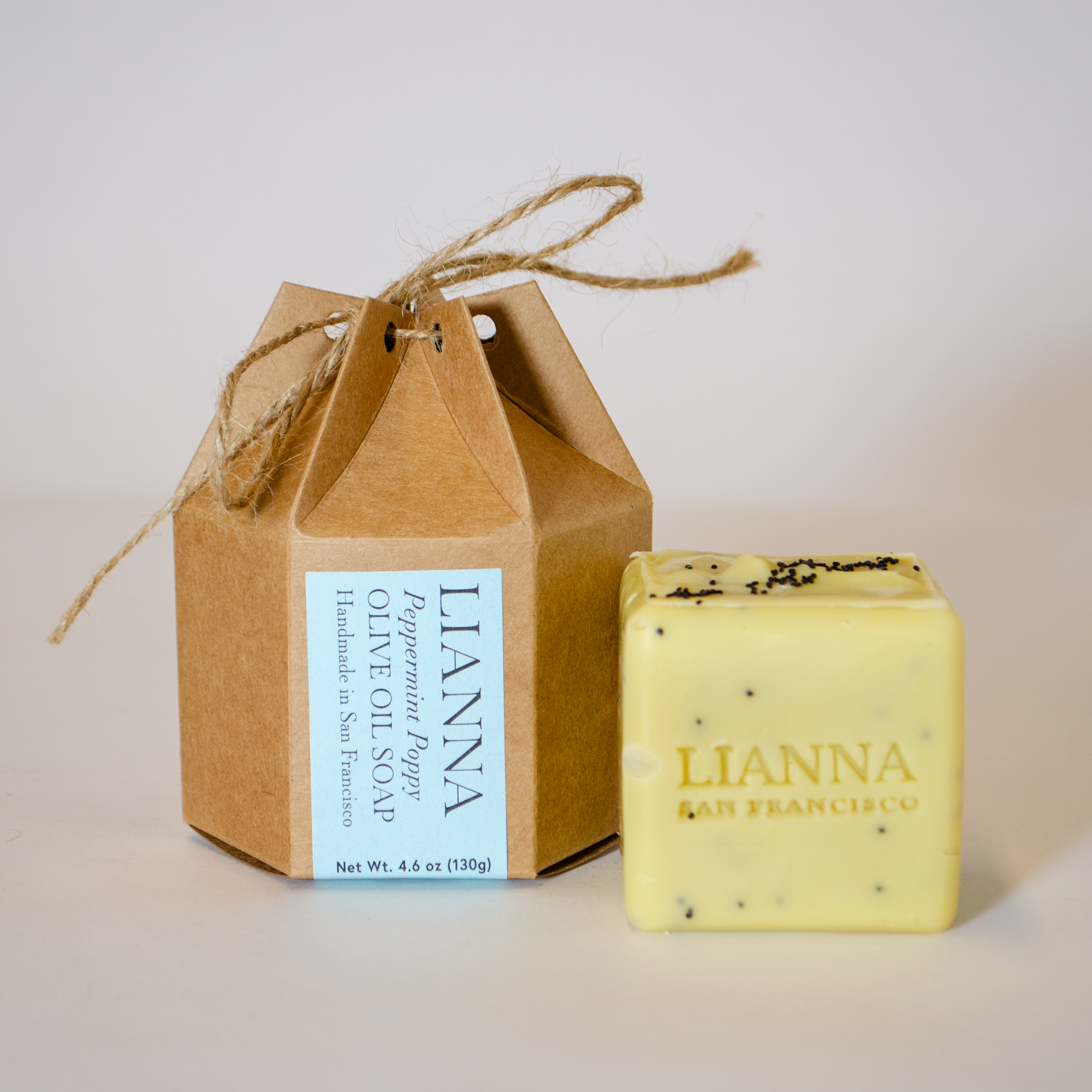 Peppermint Poppyseed Olive Oil Soap