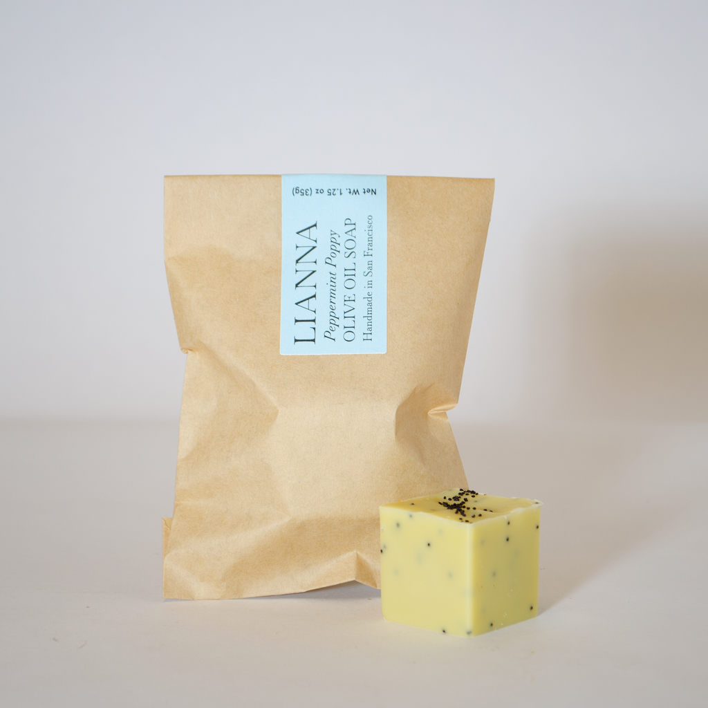 Peppermint Poppyseed Olive Oil Soap