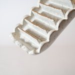 Load image into Gallery viewer, White Speckled Clay Soap Dish
