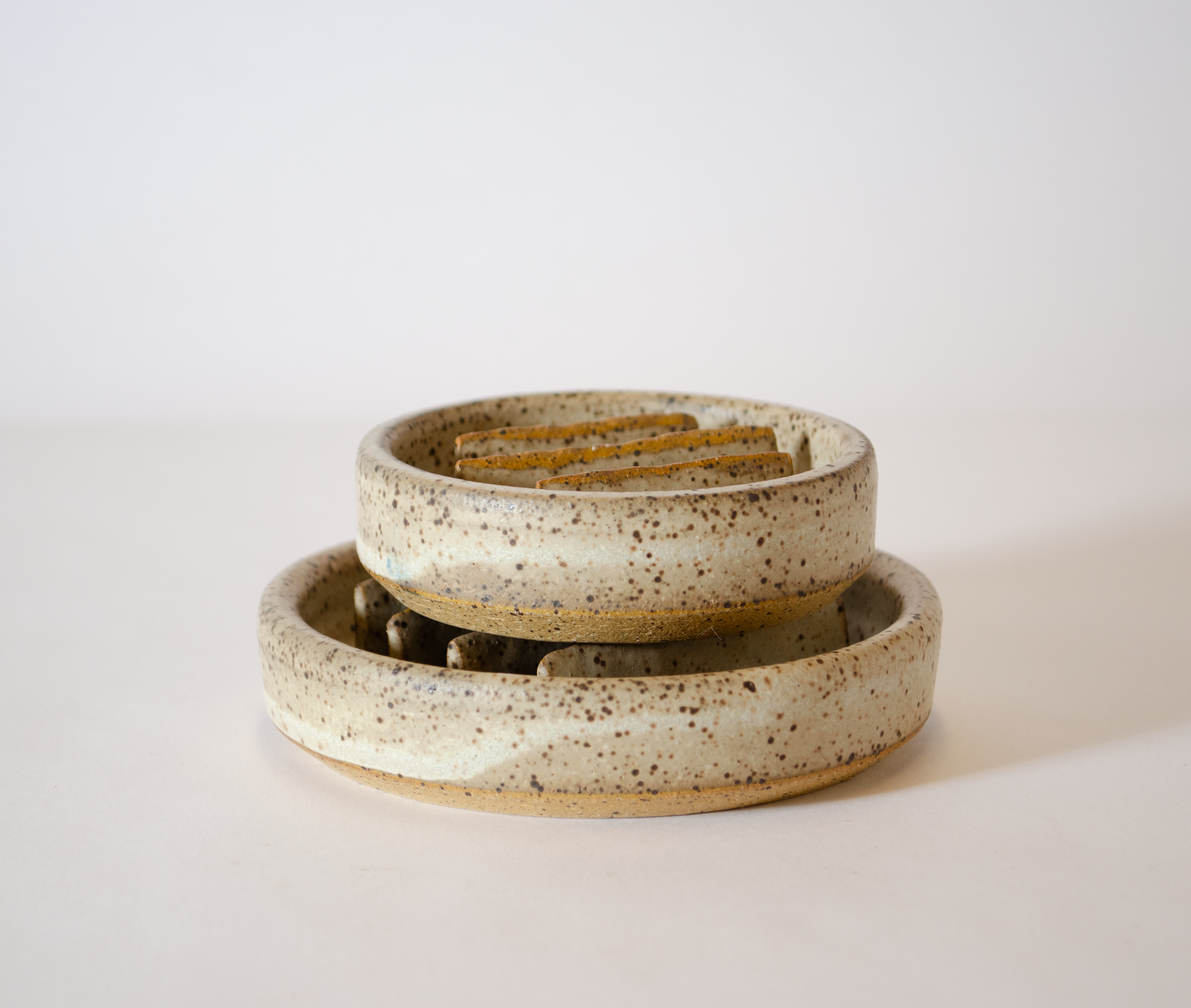 Latte Clay Soap Dish