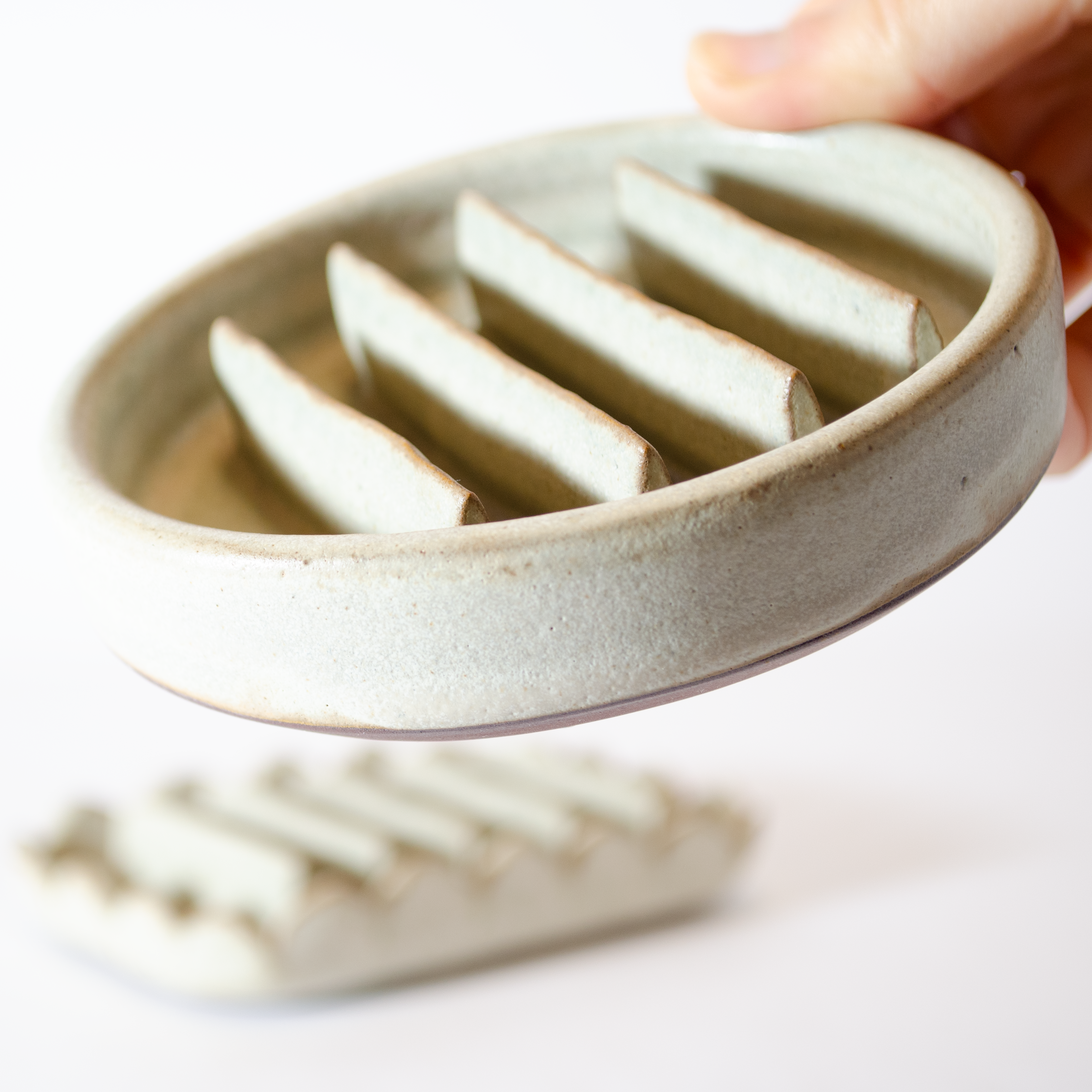 Frosty Clay Soap Dish