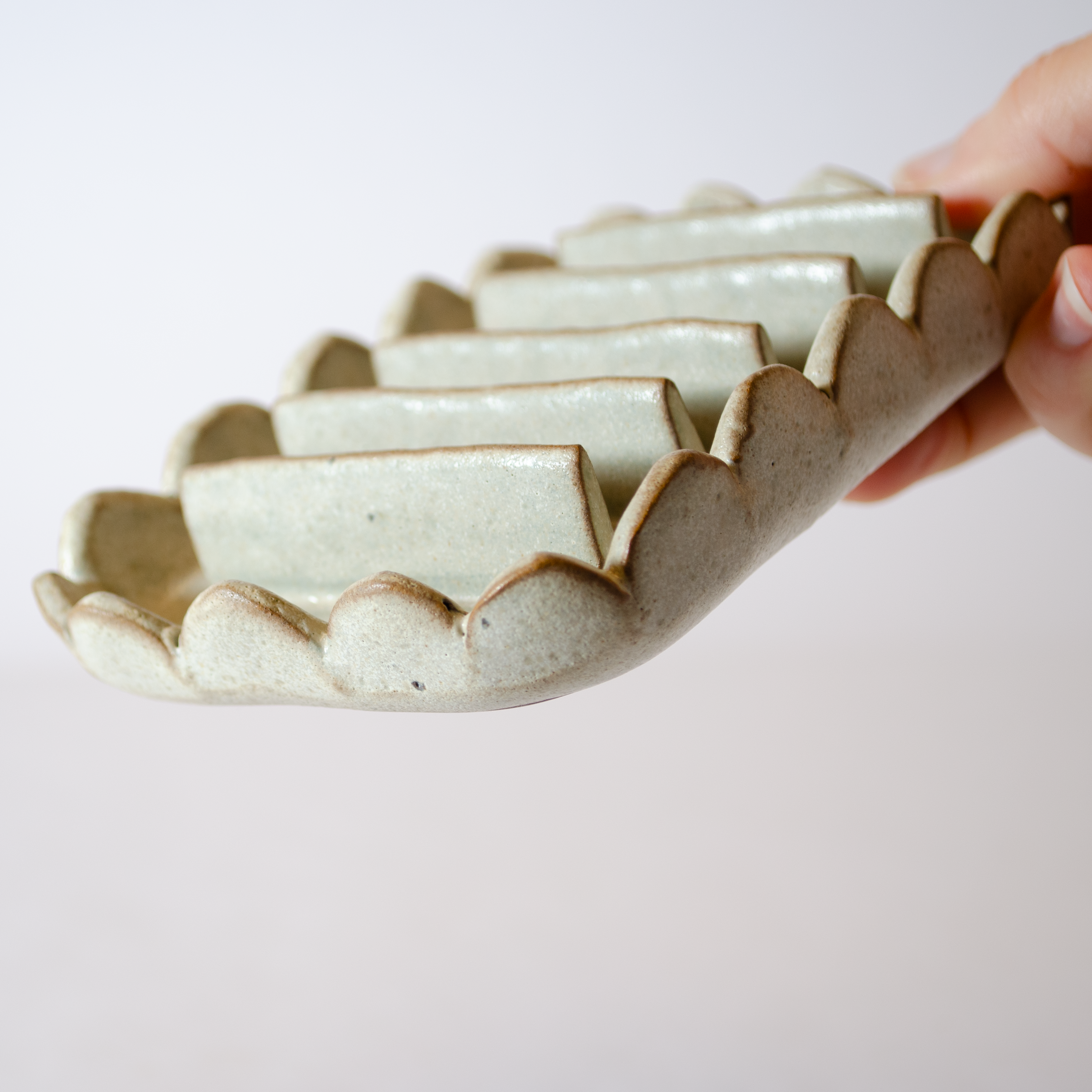 Frosty Clay Soap Dish