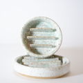 Sky Blue Clay Soap Dish