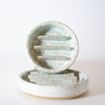 Charger l&#39;image dans la galerie, Sky Blue Clay Soap Dish
