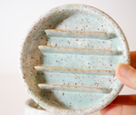 Charger l&#39;image dans la galerie, Sky Blue Clay Soap Dish
