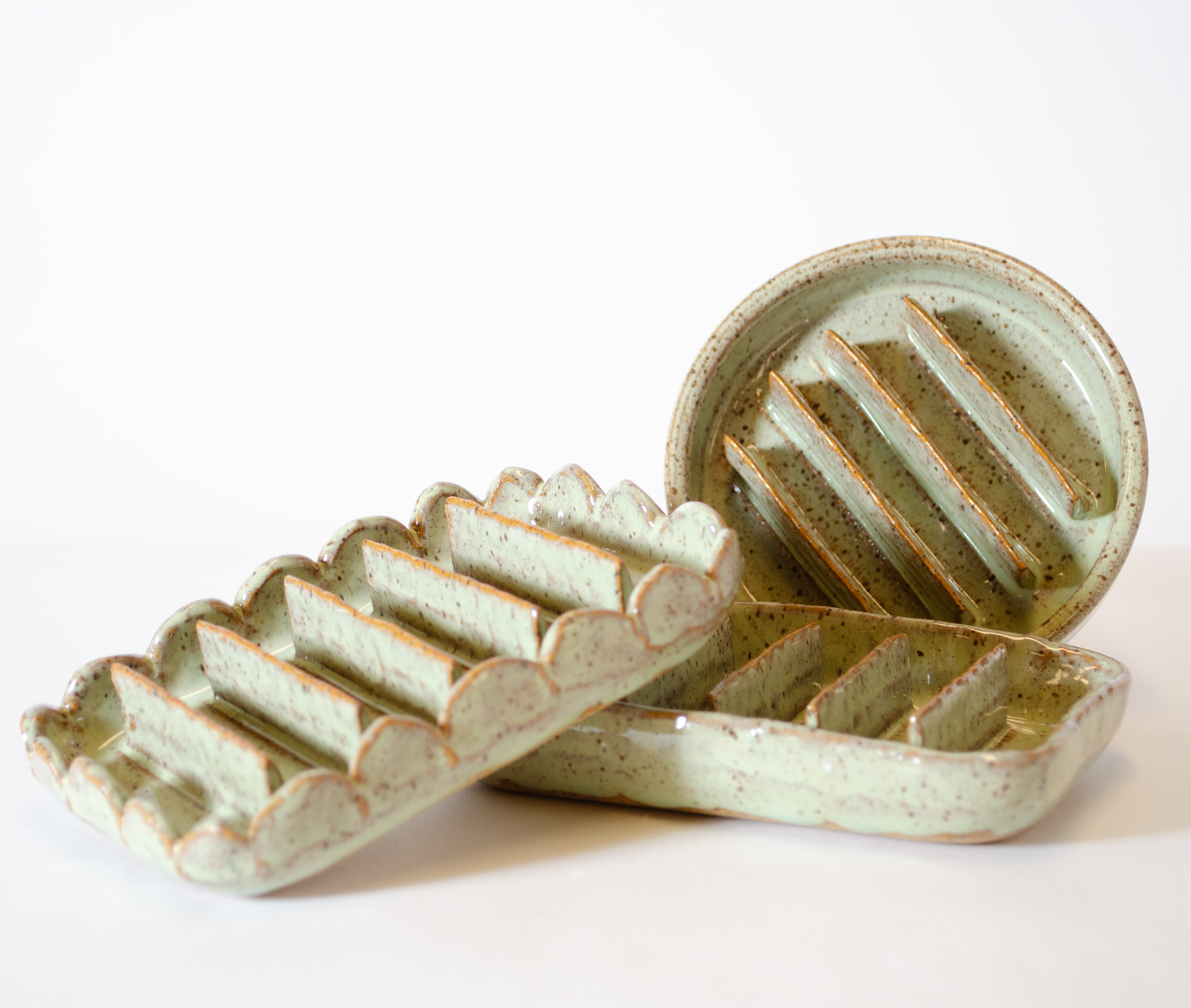 Fennel Clay Soap Dish