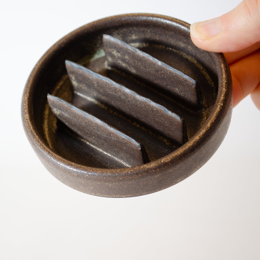 Chocolate Clay Soap Dish