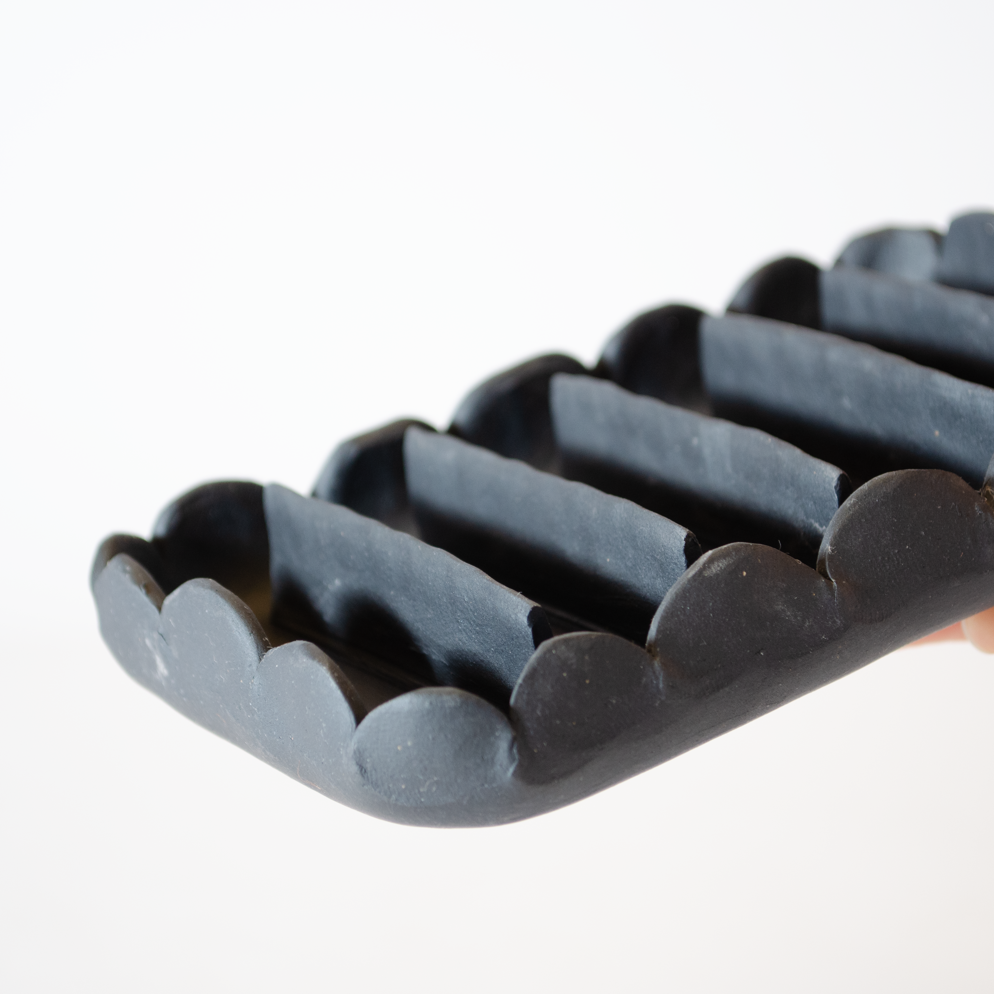 Black Clay Soap Dish