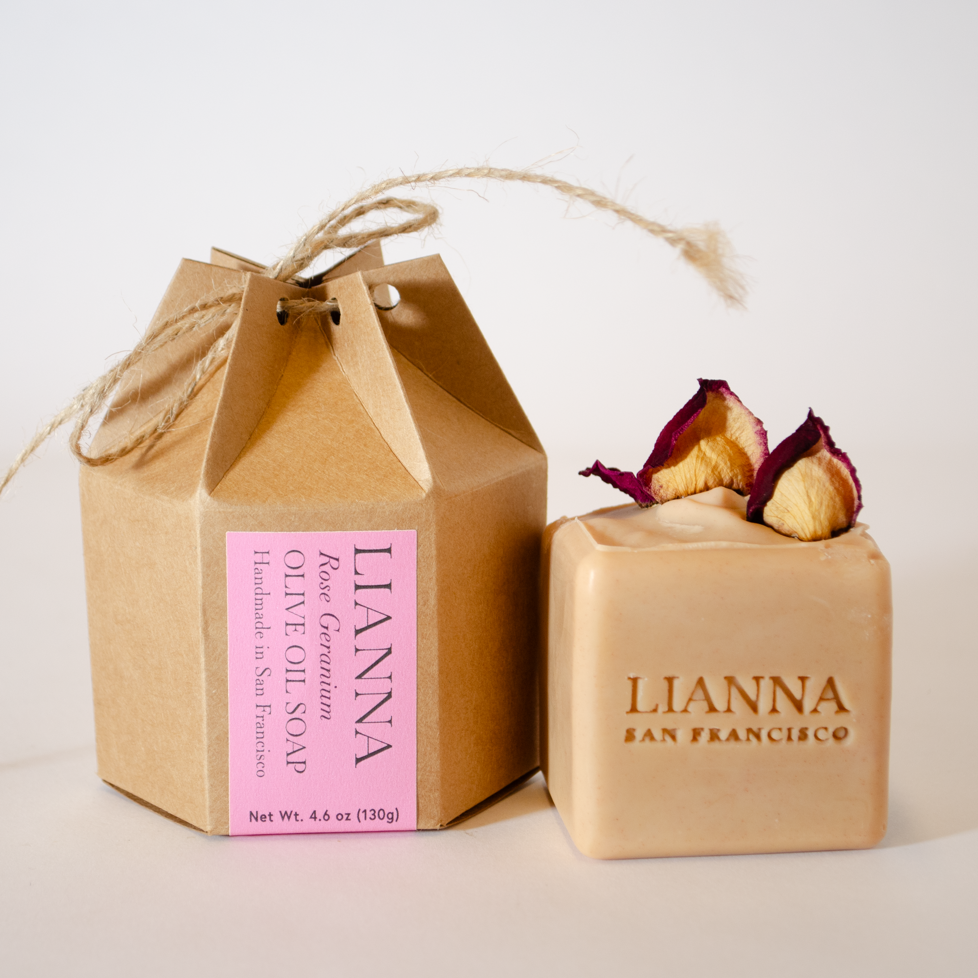 Rose Geranium Green Tea Olive Oil Soap