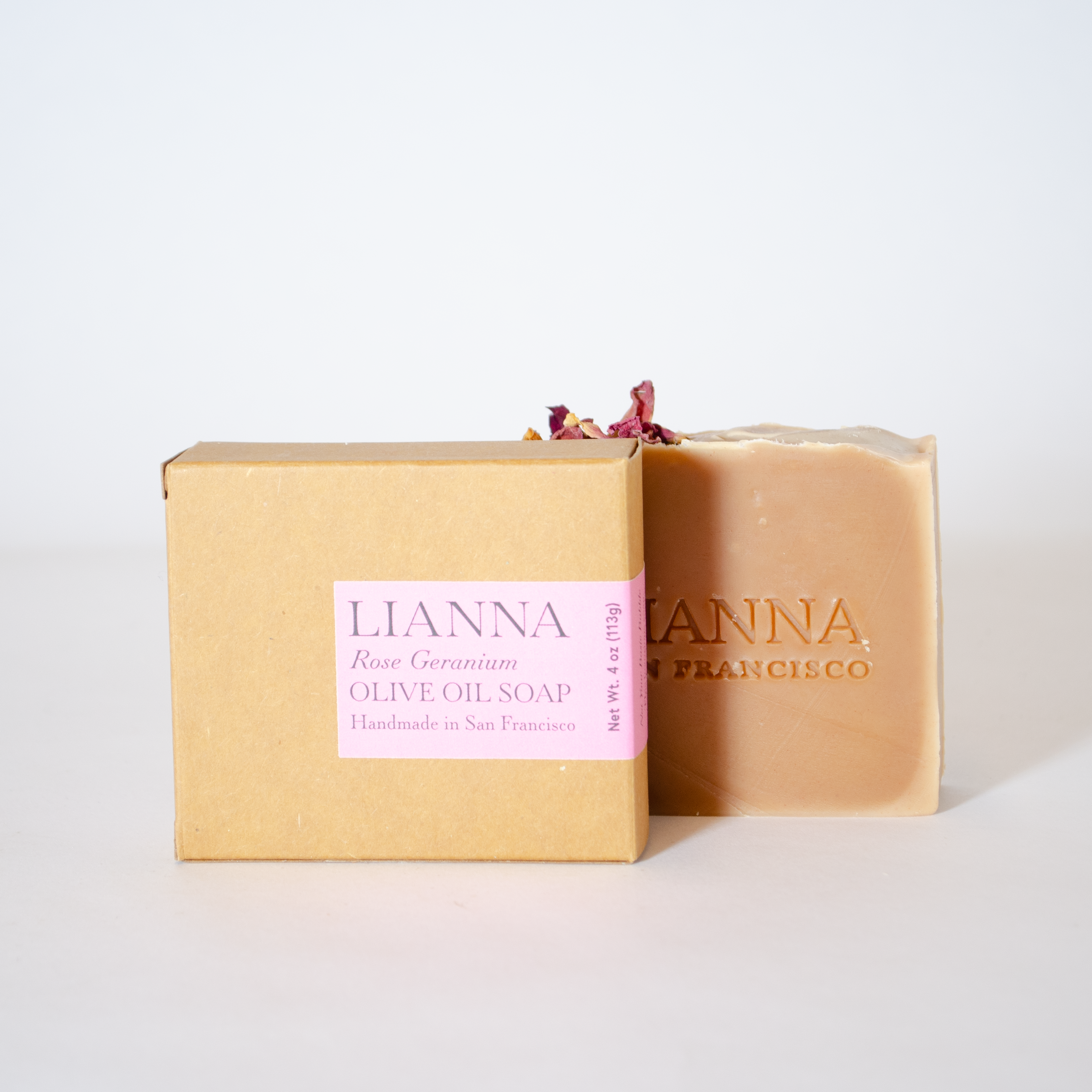 Rose Geranium Green Tea Olive Oil Soap