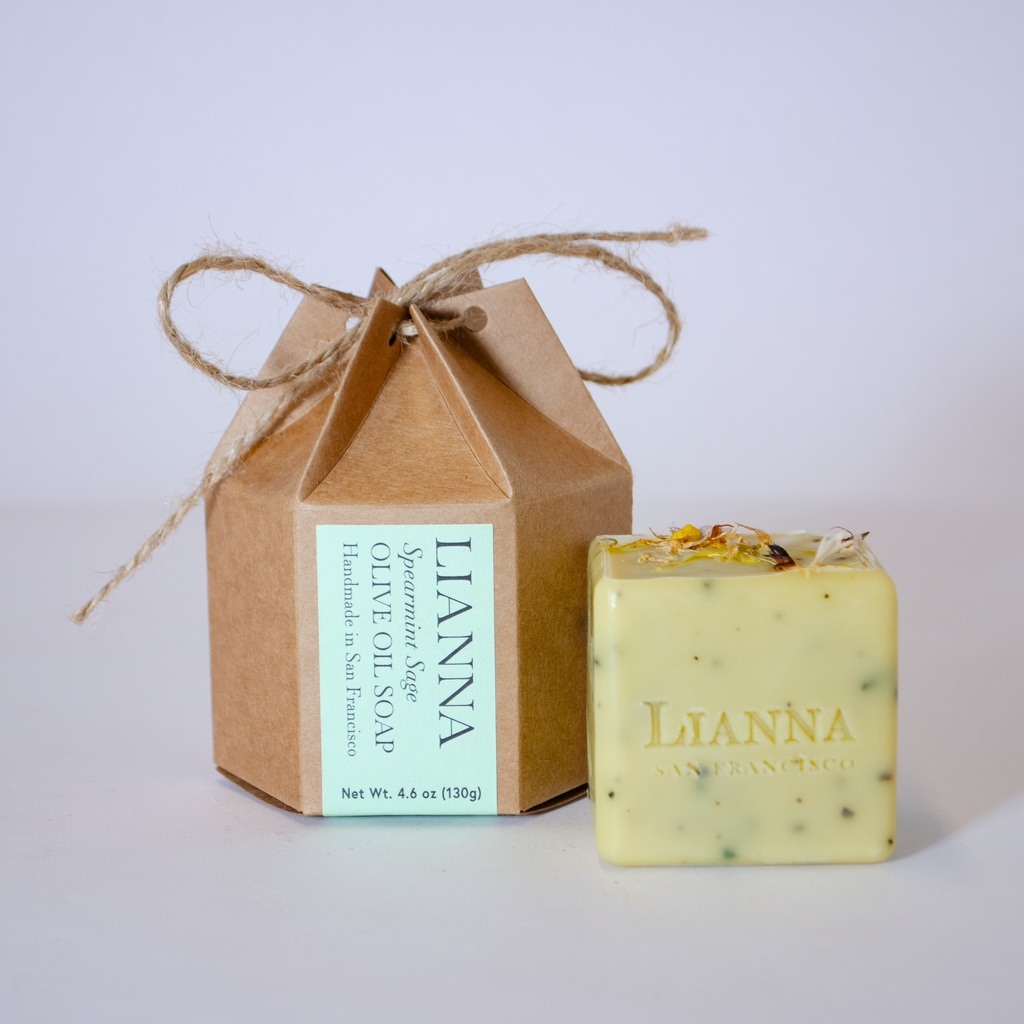 Spearmint Sage Olive Oil Soap
