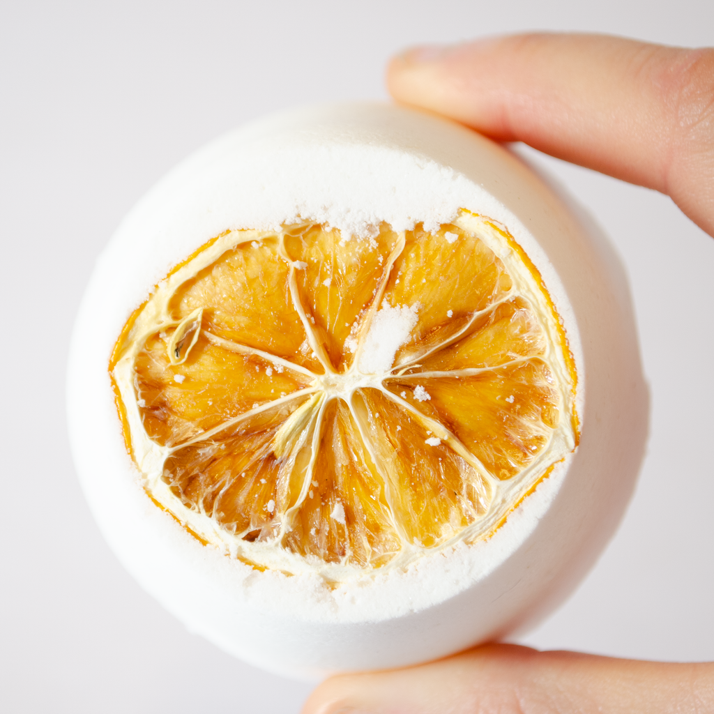 Garden Lemon Bath Bomb w/Coconut Oil