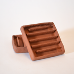 Load image into Gallery viewer, Square Red Clay Soap Dish
