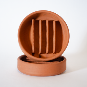 Red Clay Soap Dish